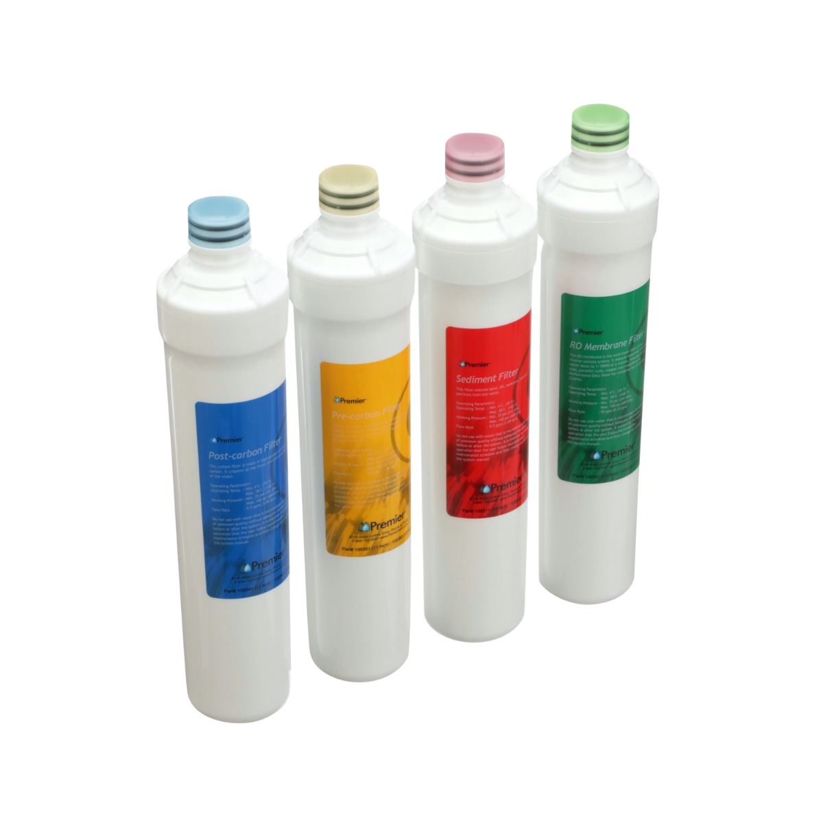 Premier Ro-Pure Plus - Filtri Di Ricambio Originali Per Depuratore Acqua