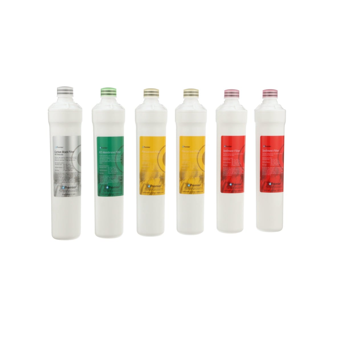 Filter Sticker Ro RO Pure Plus VOC 6-Pack Filter Kit